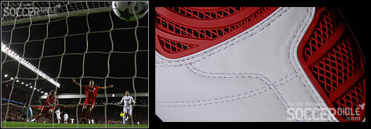 力量系足球鞋 -托雷斯明星款红/白配色 Nike T90 Laser - 11/03/09