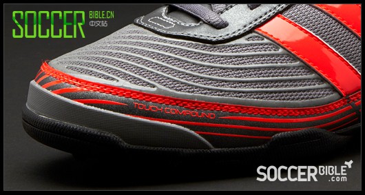 adidas adi5 Turf Football Trainers - Grey/Red/Black