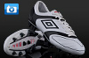 Umbro Stealth Pro Football Boots - White/Black/Red