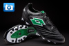 Lotto Stadio Fuoriclasse II Football Boots - Black/Green