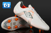 Umbro GT Football Boots - White/Gunmetal/Orange