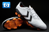 Hummel Rapid X Blade Football Boots - White/Black/Golden Poppy