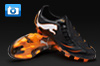 Puma PowerCat 1.10 Football Boots - Black/White/Fluo Orange