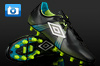 Umbro GT Football Boots - Black/White/Volt