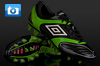 Umbro Stealth Pro Football Boots - Black/Lime/White