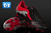 Puma PowerCat 1.10 Football Boots - Black/Red/Puma Silver