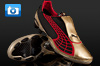 Puma v1.10 Football Boots - Black/Team Gold/Puma Red 