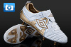 Umbro Speciali Football Boots - White/Gold/Silver