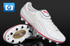 Puma King XL football boots - White/Red/Leprechaun Green