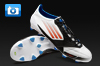 adidas F50 adizero Leather miCoach Football Boots - White/Energy/Black