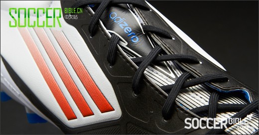 adidas F50 adizero miCoach 皮质战靴- 白/红/黑