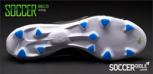 adidas F50 adizero miCoach 皮质战靴- 白/红/黑