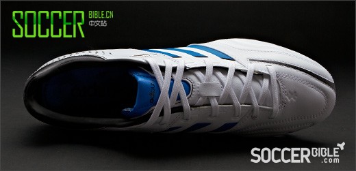 adidas adipure 11Pro 足球战靴- 白/蓝/黑