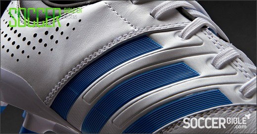 adidas adipure 11Pro 足球战靴- 白/蓝/黑