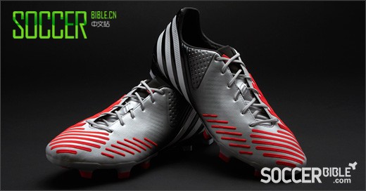 adidas Predator LZ 战靴-白/射线红配色