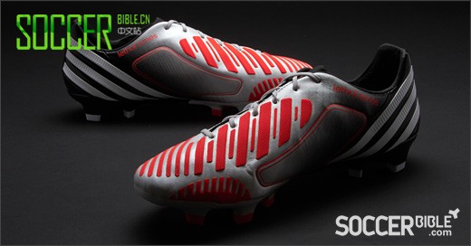 adidas Predator LZ 战靴-白/射线红配色