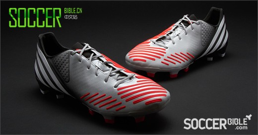 adidas Predator LZ 战靴-白/射线红配色