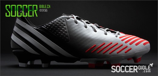 adidas Predator LZ 战靴-白/射线红配色