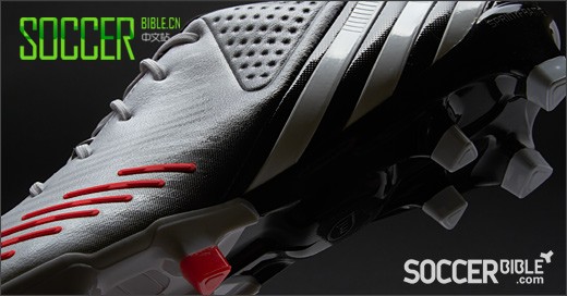 adidas Predator LZ 战靴-白/射线红配色