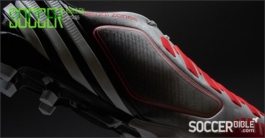 adidas Predator LZ 战靴-白/射线红配色