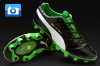 Puma King Finale SL Football Boots - Black/White/Green