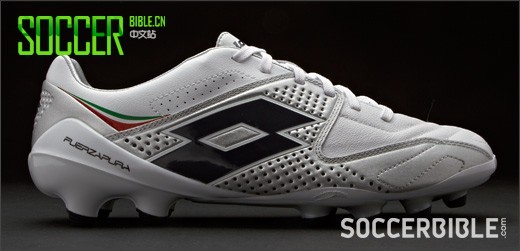  Lotto Fuerzapura III 100 Football Boots - White/Silver