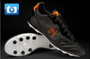 Cruyff Hatrick Euro Football Boots - Black/Orange 