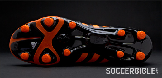 adidas adipure 11Pro 足球战靴——黑/红/白