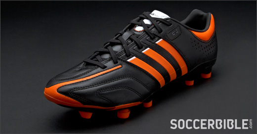 adidas adipure 11Pro 足球战靴——黑/红/白