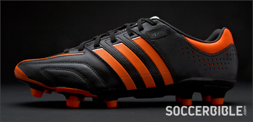 adidas adipure 11Pro 足球战靴——黑/红/白