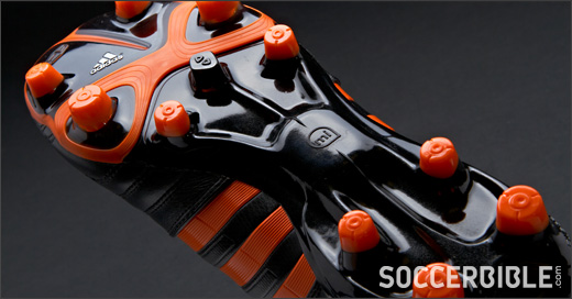 adidas adipure 11Pro 足球战靴——黑/红/白