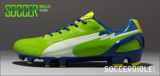 彪马 evoSPEED Football Boots - 绿/蓝/黄(三双)
