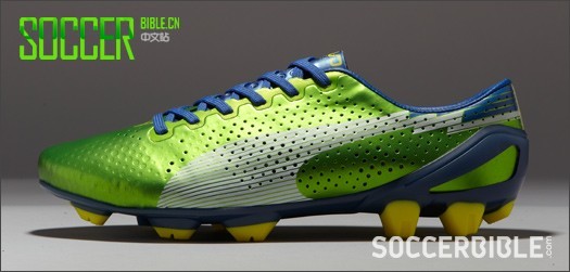 彪马 evoSPEED Football Boots - 绿/蓝/黄(三双)