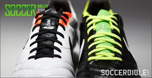 耐克传奇4代足球战靴- 黑白玫红/黑白绿