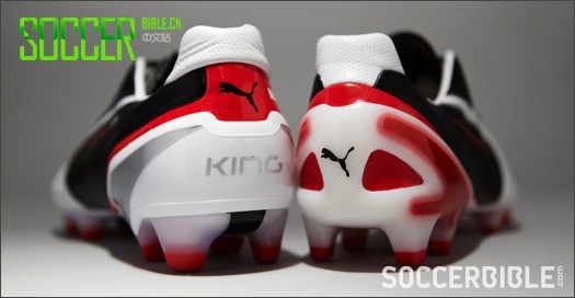 彪马King与King SL足球鞋 -黑/白/红
