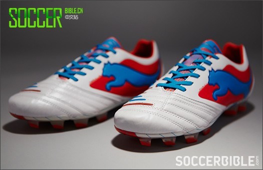 PUMA PowerCat 1.12 & SL Football Boots - White/Orange/Ocean - Football Boots