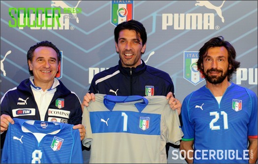 PUMA & Italy Unveil 2013 Confederations Cup Kit - Football Shirts