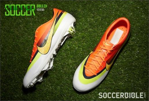 Nike Mercurial <font color=red>Vapor IX</font> CR FG - White/Volt/Crimson - Football Boots
