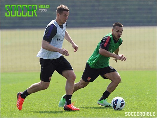 Podolski Trains In Forthcoming adizero Colourway - Boot Spy