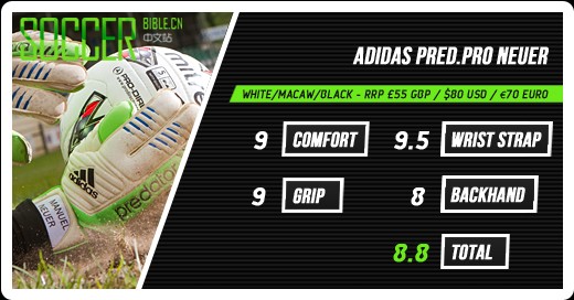 实战测试:Adidas Pred.Pro 诺伊尔专属守门员手套