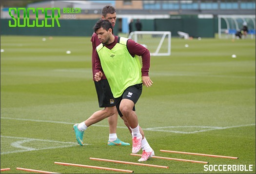 Sergio Aguero Trains In PUMA evoSPEED CAMO - Boot Spy