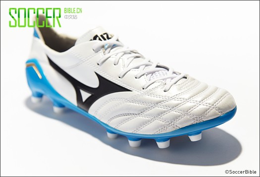 Mizuno Morelia Neo Football Boots - White/Black/Blue - Football Boots