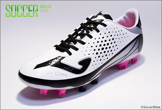 Joma Super Copa Speed Football Boots - White/Black  - Football Boots
