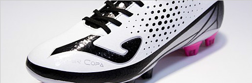 Joma Super Copa速度型足球鞋  - 黑/白配色