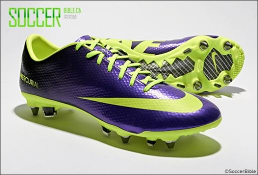 Nike Mercurial <font color=red>Vapor IX</font> Football Boots - Purple/Black/Volt - Football Boots