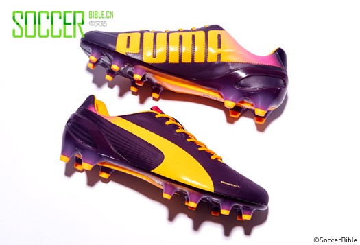 PUMA evoSPEED 1.2 Football Boots - Blackberry/Orange/Rose - Football Boots