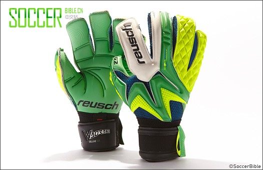 Reusch Waorani Deluxe G2 Goalkeeper Gloves - Blue/Lime/Black - Goalkeepers