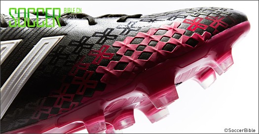 adidas Predator LZ - 黑/白/酱紫