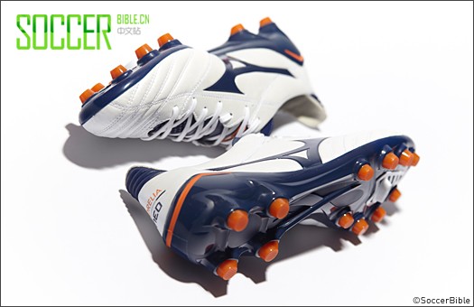 Mizuno Morelia Neo Football Boots - Pearl/Blue/Orange - Football Boots