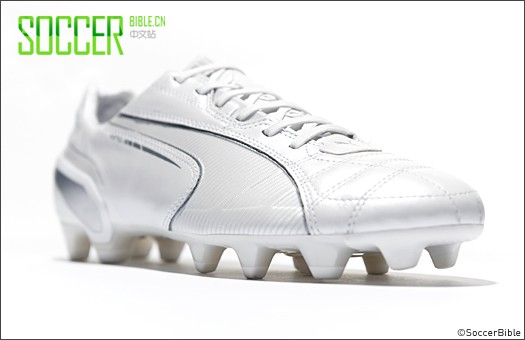 PUMA King Football Boots - White/White/Silver - Football Boots